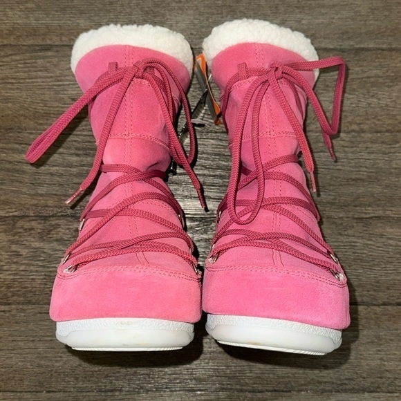 Tecnica Moon Boots Suede Butter Mid Boots Ciclamino - Picture 3 of 8